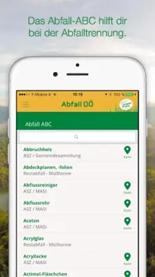 Abfall OÖ android App screenshot 1